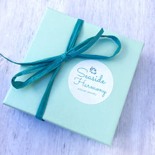 Load image into Gallery viewer, Aqua Blue Enamel Wave Necklace