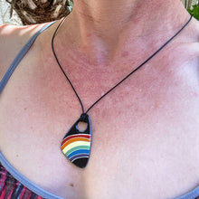 Load image into Gallery viewer, Special Listing~ Rainbow Pride Cloisonne Pendant