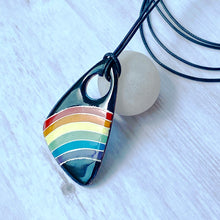 Load image into Gallery viewer, Special Listing~ Rainbow Pride Cloisonne Pendant