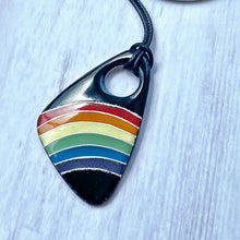 Load image into Gallery viewer, Special Listing~ Rainbow Pride Cloisonne Pendant